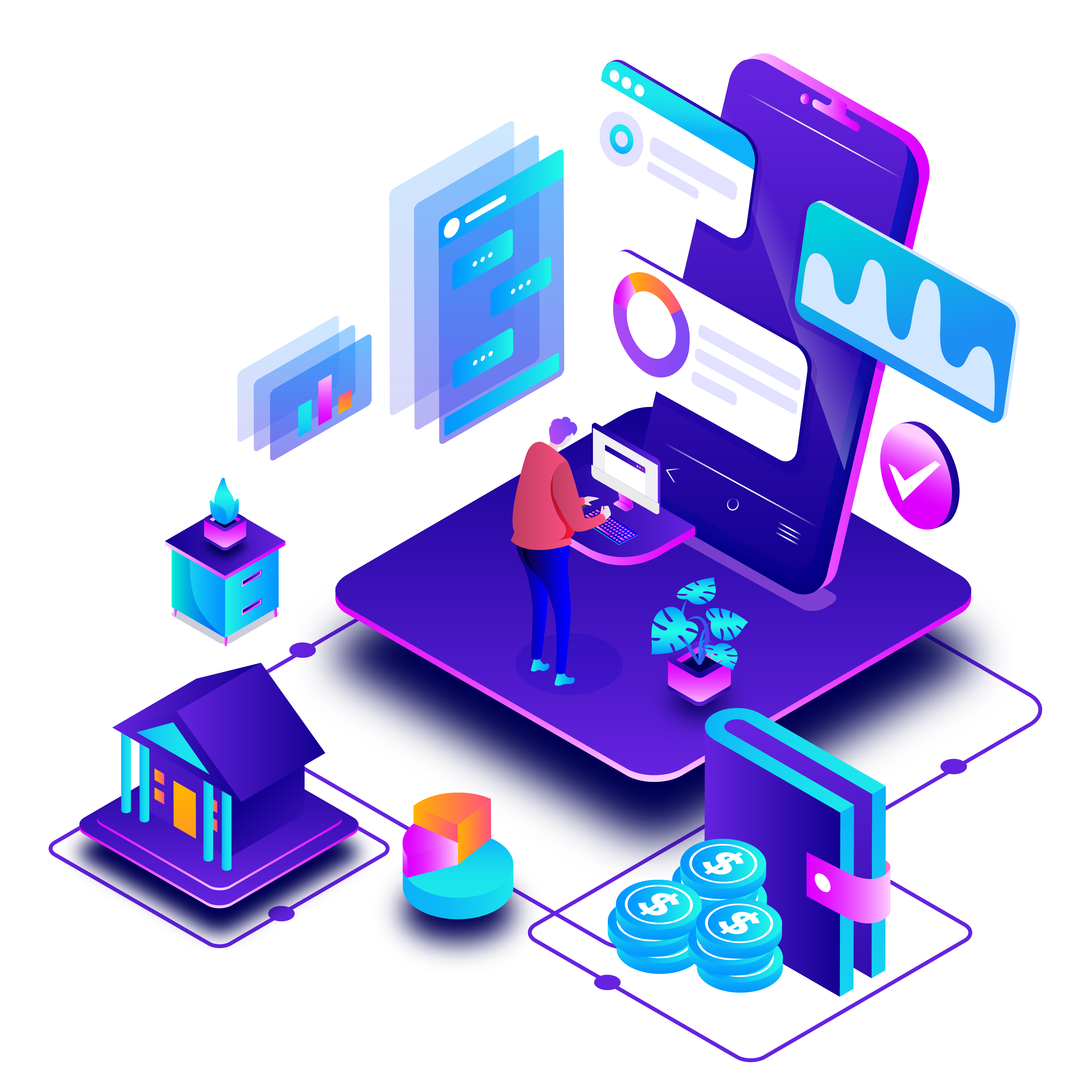 —Pngtree—financial management mobile banking revenue_5780265